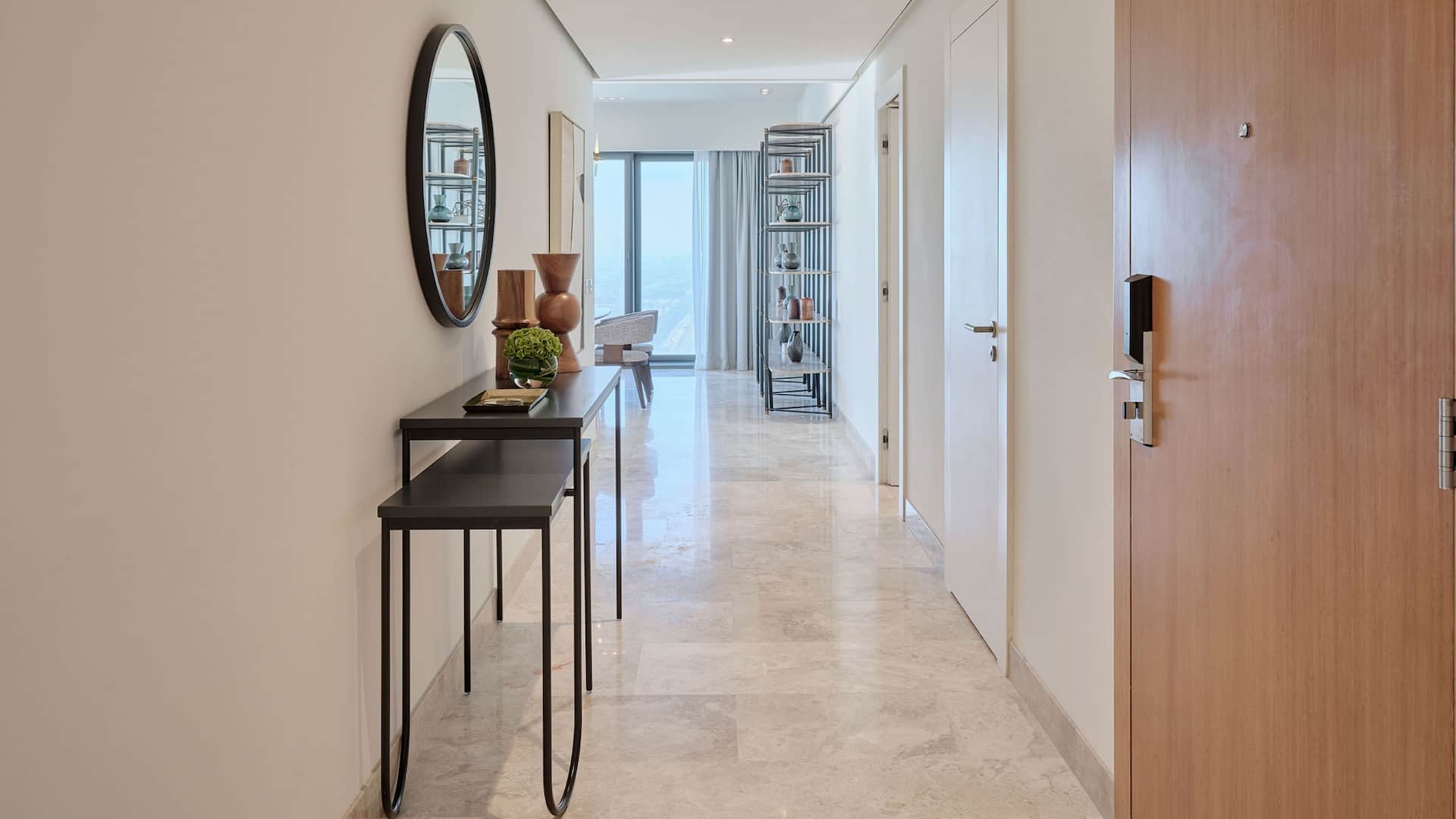 Grand Hyatt Kuwait Residences Three Bedroom High Floor Apartment Entrance Lobby