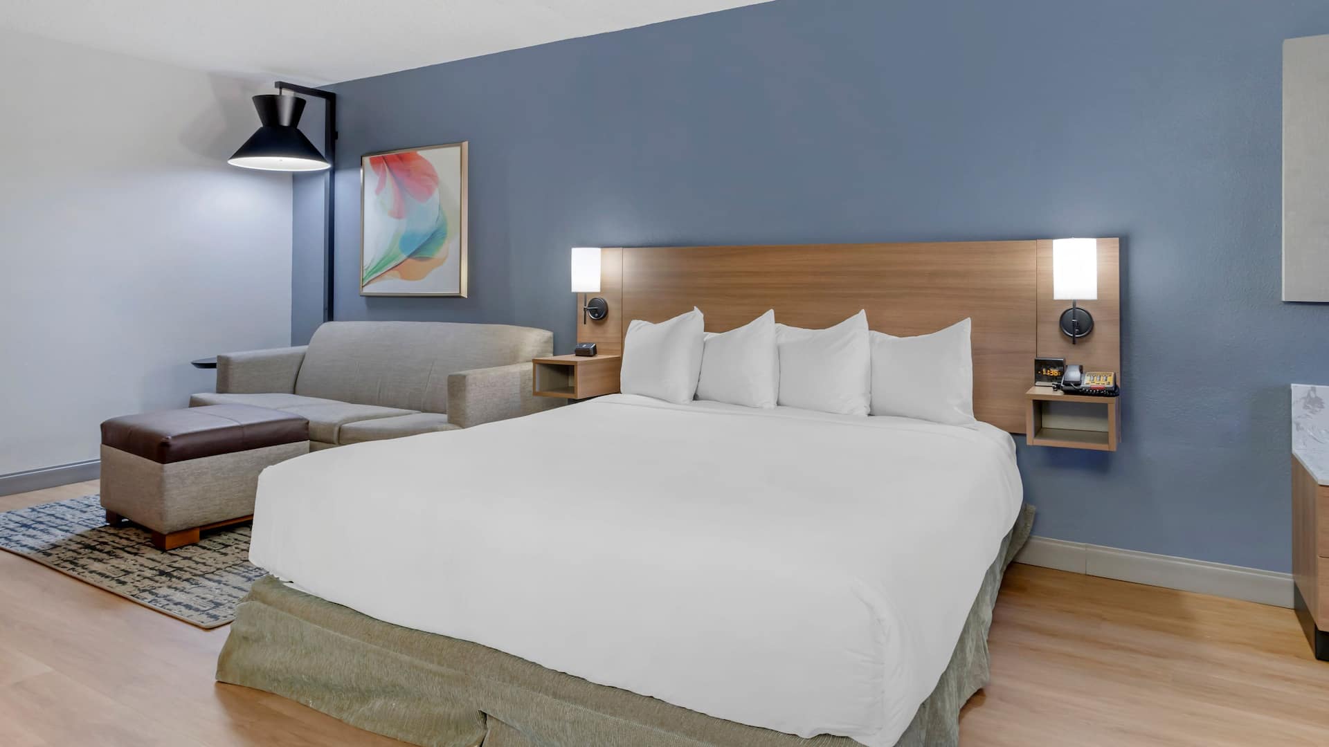 Hyatt Place Houston-North King Bed And Couch