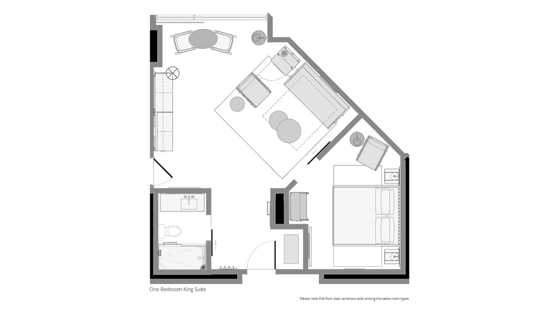 3 из 5 Hyatt Regency Irvine One Bedroom King Suite
