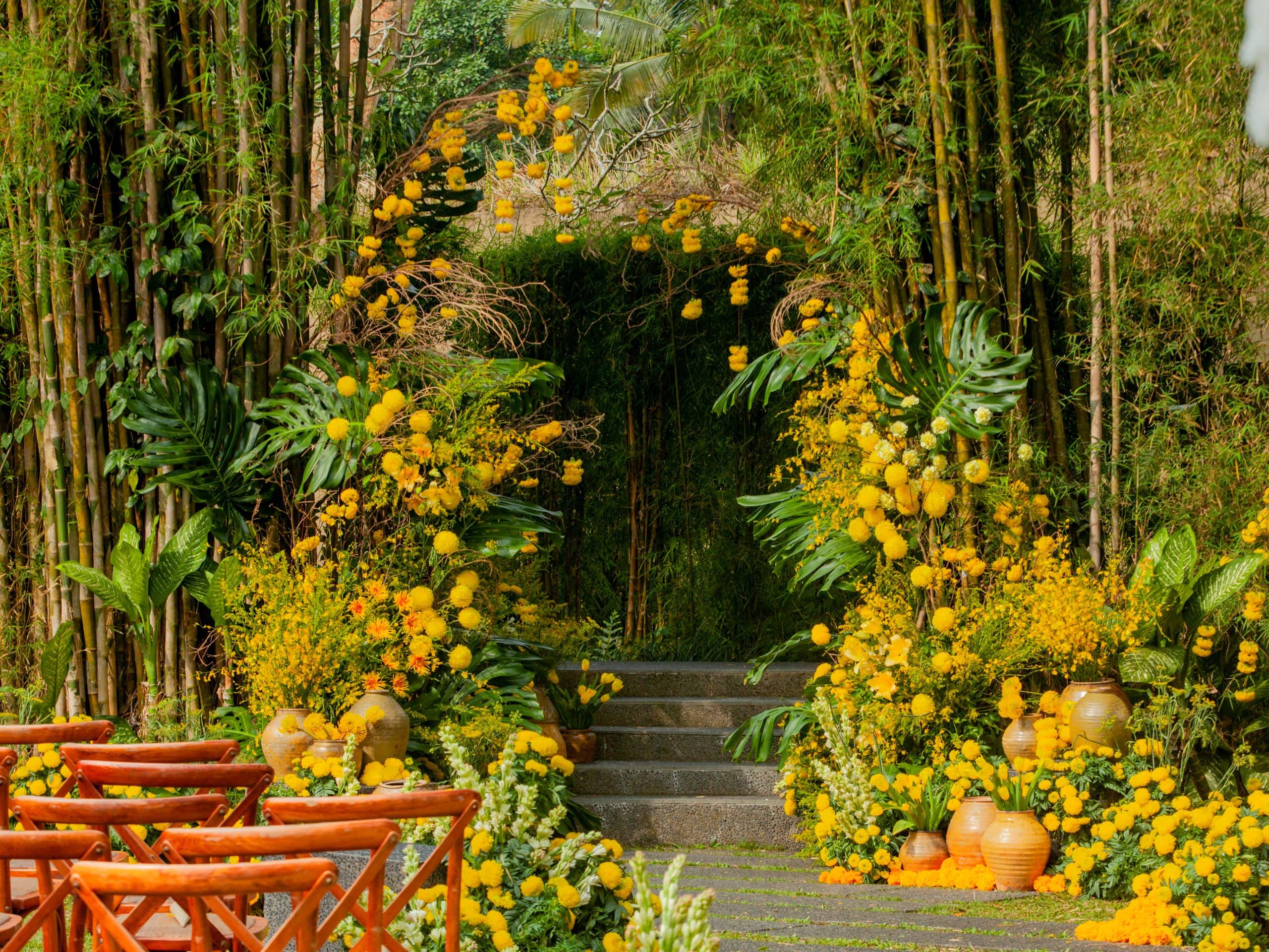 Alila Ubud Wedding Setup