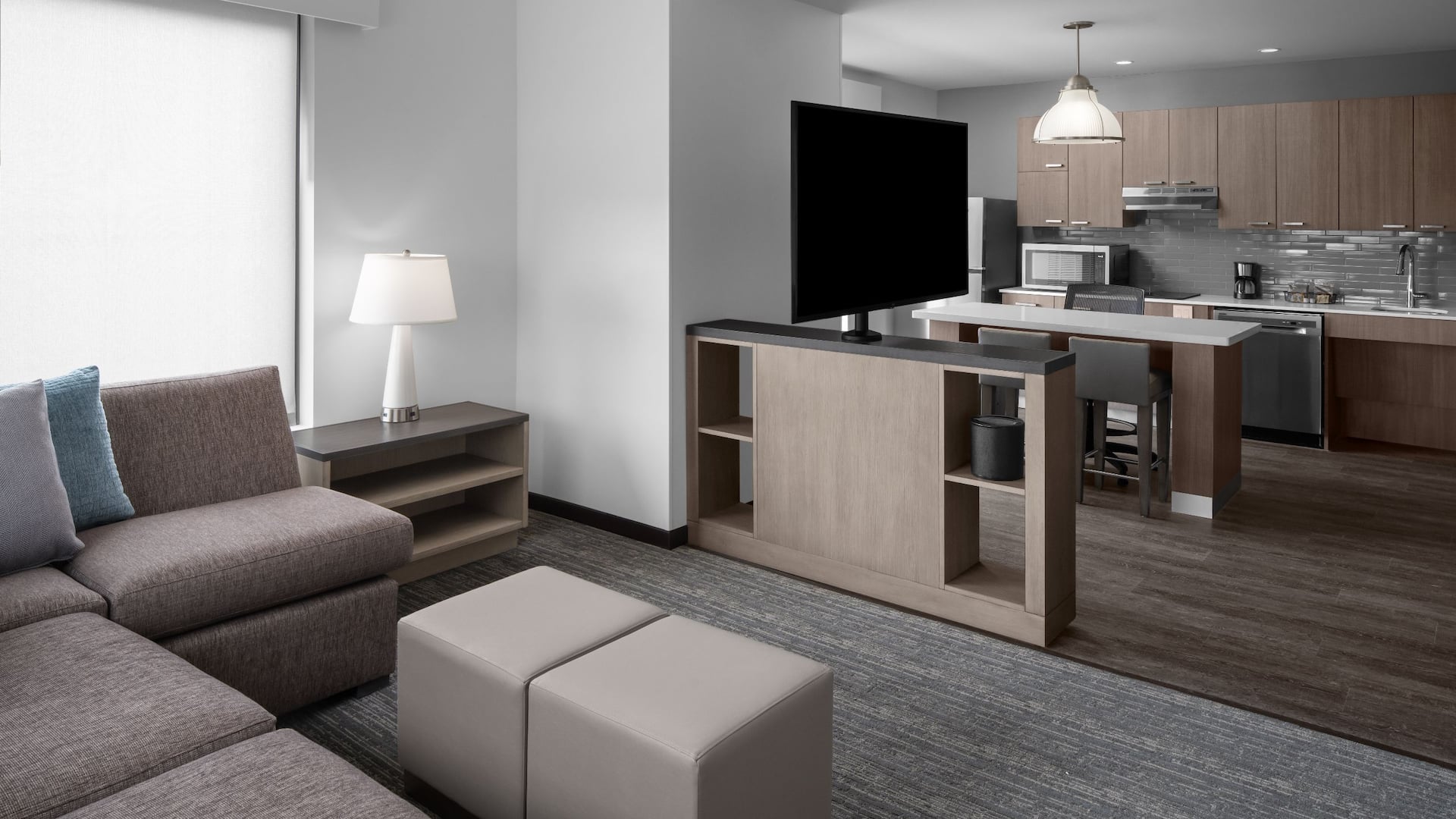 Hyatt House Lansing / University Area Double Queen One Bedroom Accessible Living