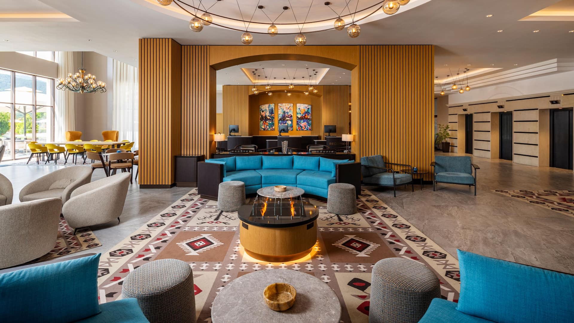 Hyatt Regency Pravets Resort Lobby Reception Long Shot