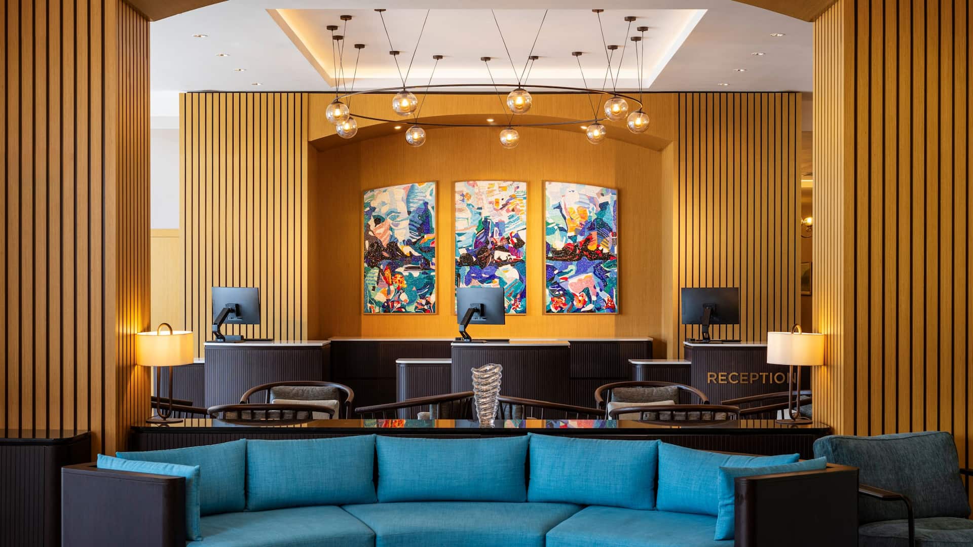 Hyatt Regency Pravets Resort Reception Closeup