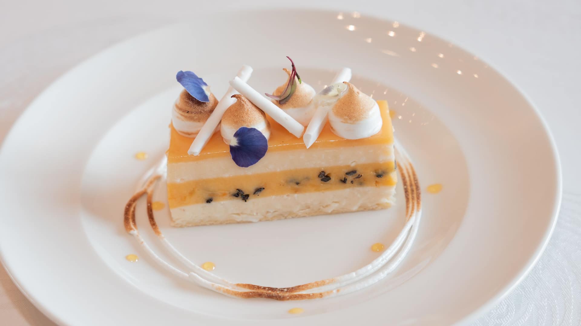 Hyatt Regency Andares Guadalajara Banquets Passion Fruit Cake