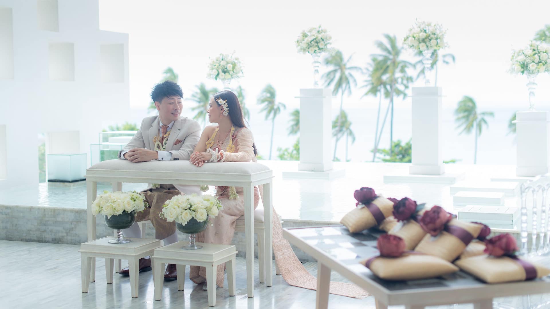 Hyatt Regency Koh Samui Hyatt Regency Koh Samui Thai Wedding Ceremony Lobby
