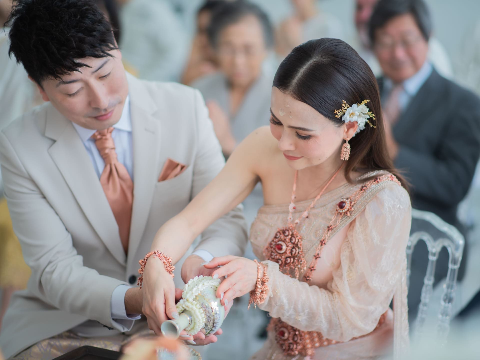 Hyatt Regency Koh Samui Thai Wedding Ceremony Bride