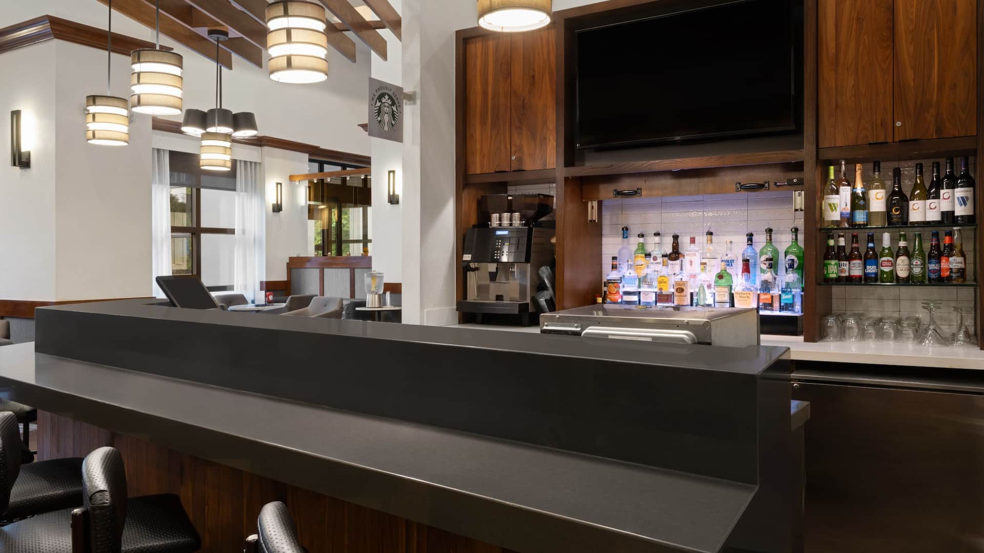 Hyatt Place Mystic Bar Top