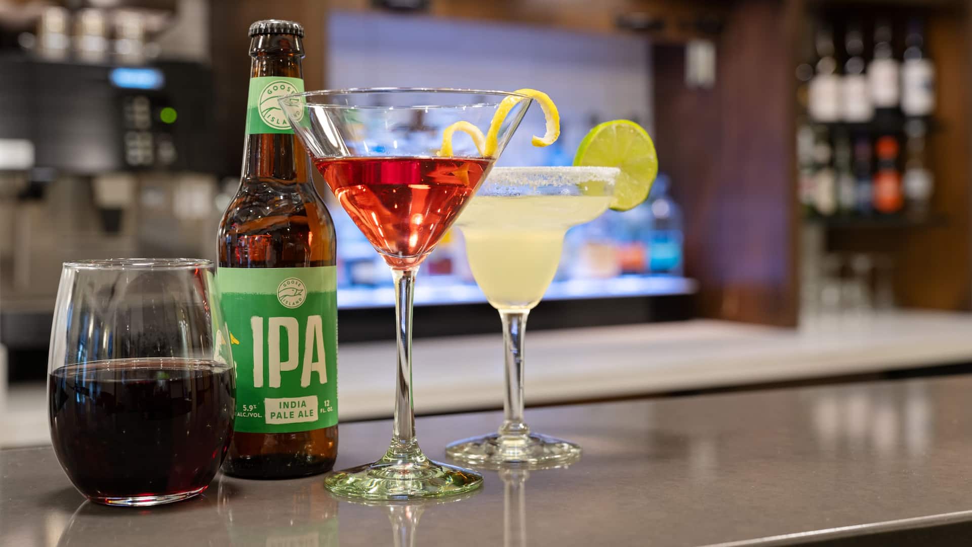 Hyatt Place Mystic Bar Cocktails