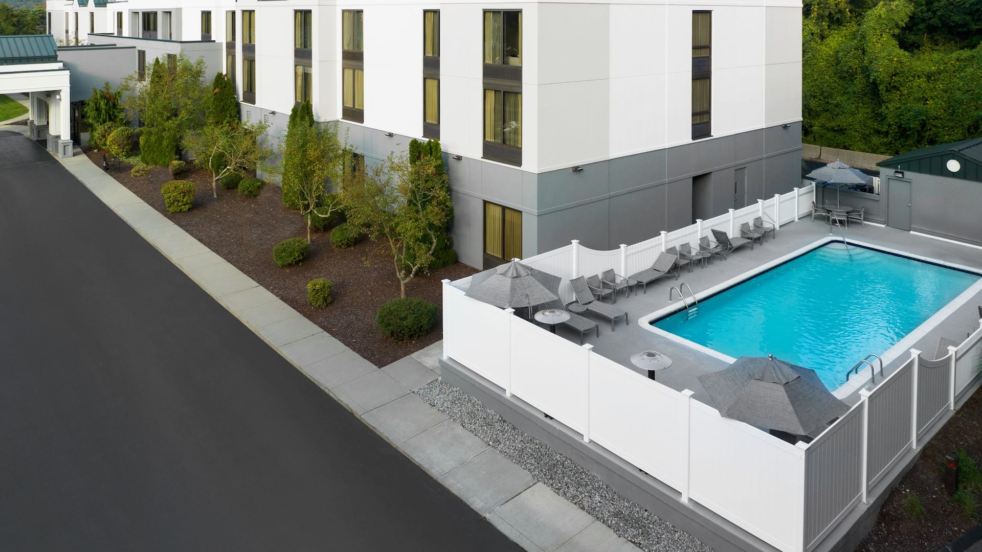 Hyatt Place Mystic Pool Location