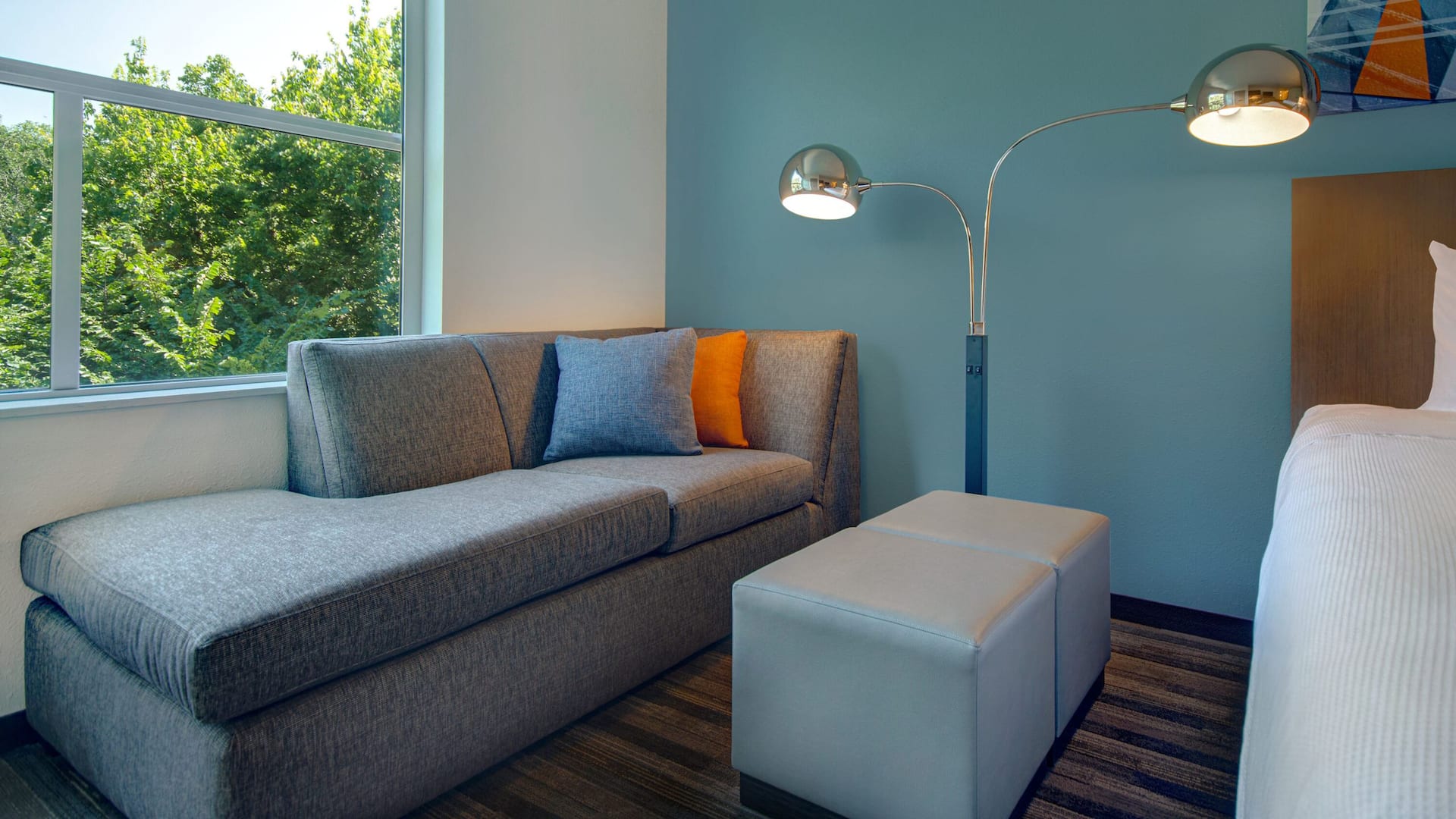 1 of 10 Hyatt House Mall of America / MSP Airport Guest Room Couch