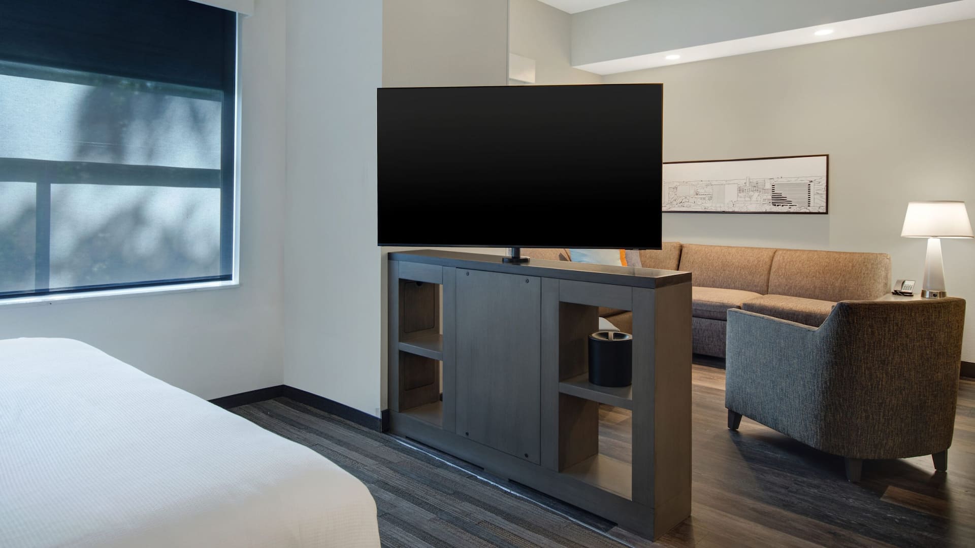 Hyatt House Mall of America / MSP Airport King Bed Suite Living Area