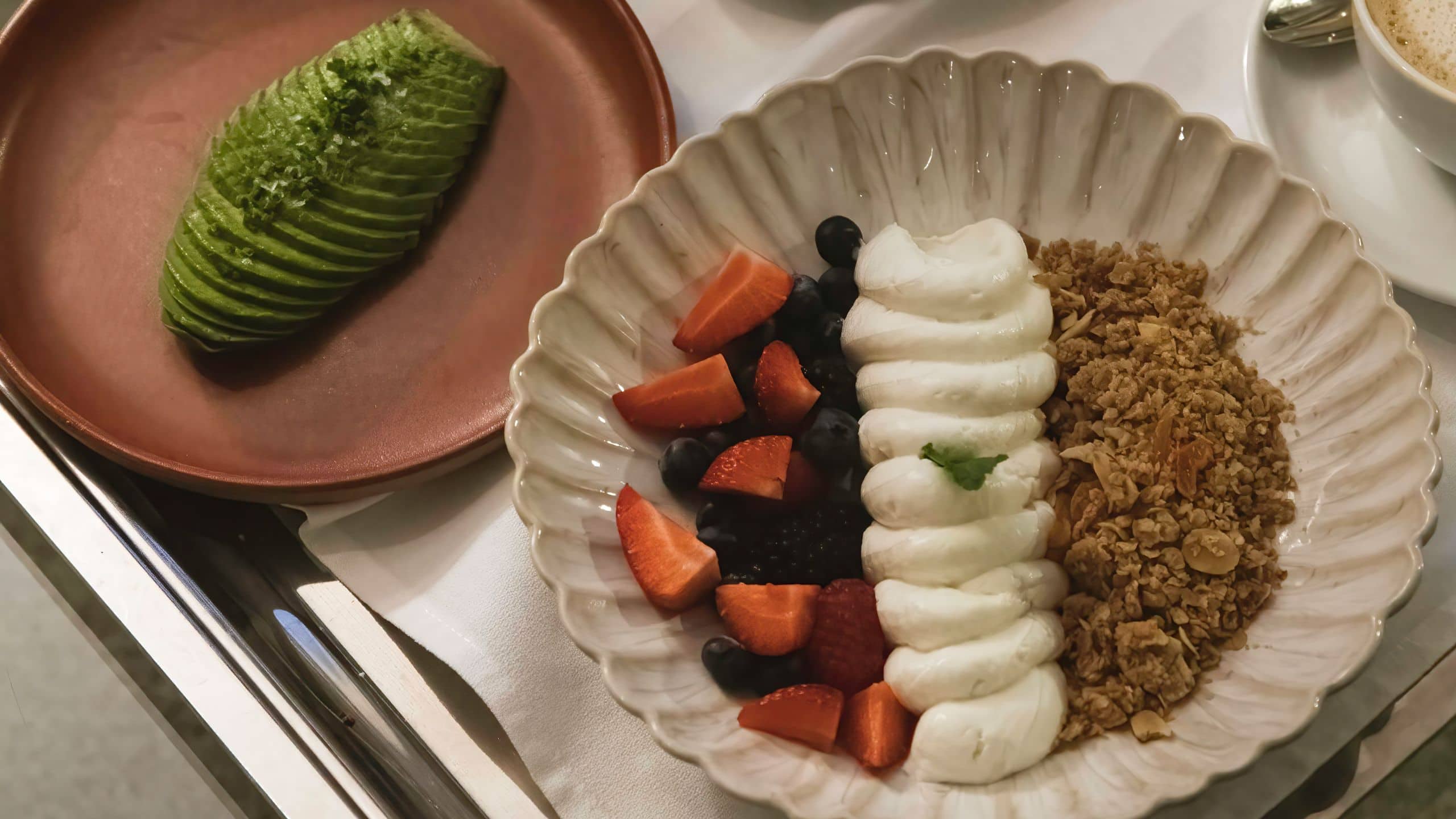 The Chatwal Chatwal In Room Breakfast Overhead Vertical