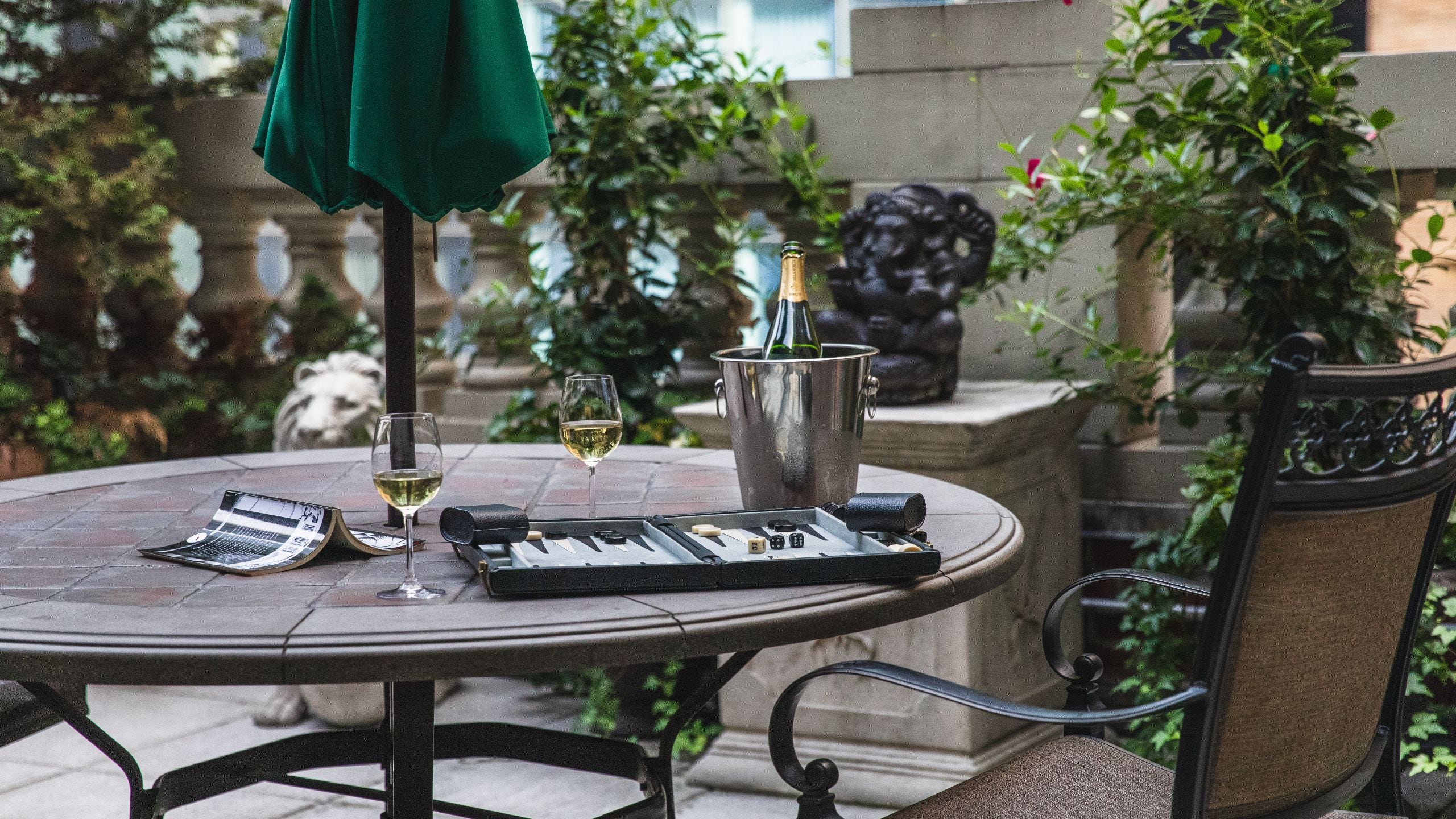 4 of 7 The Chatwal Zen Suite Patio Games Horizontal