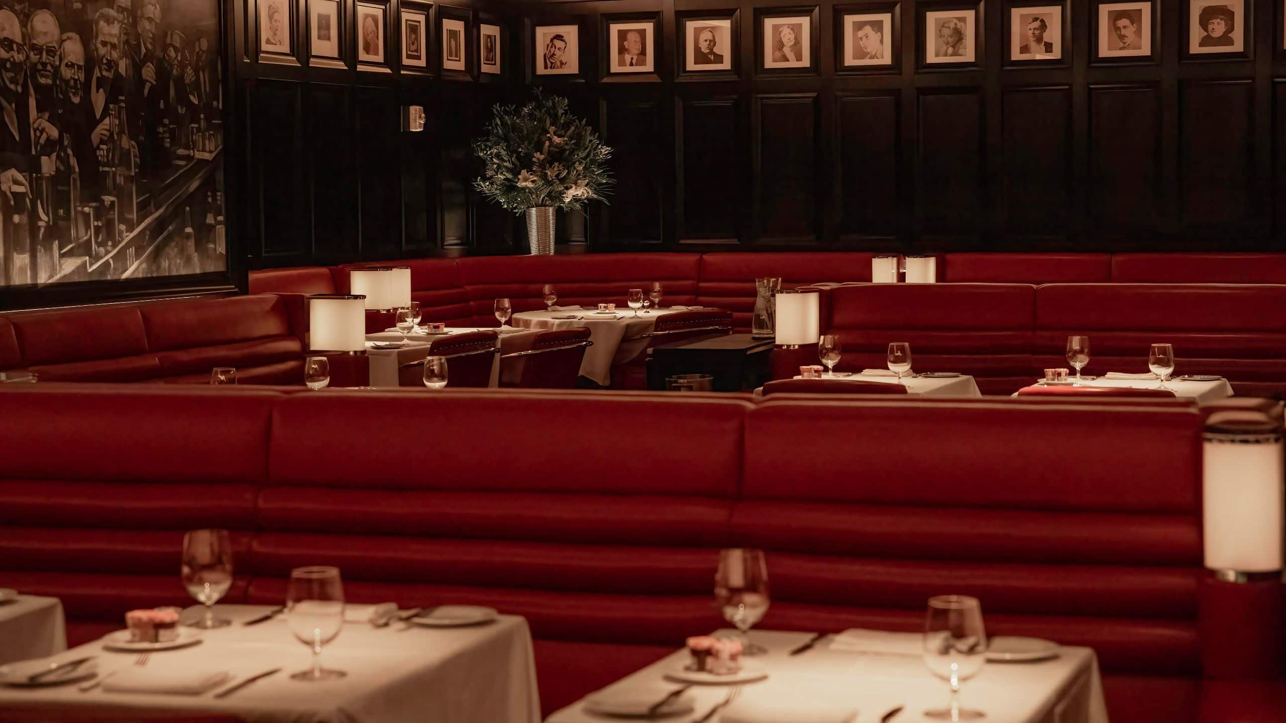 The Chatwal The Lambs Club Dinner Setup