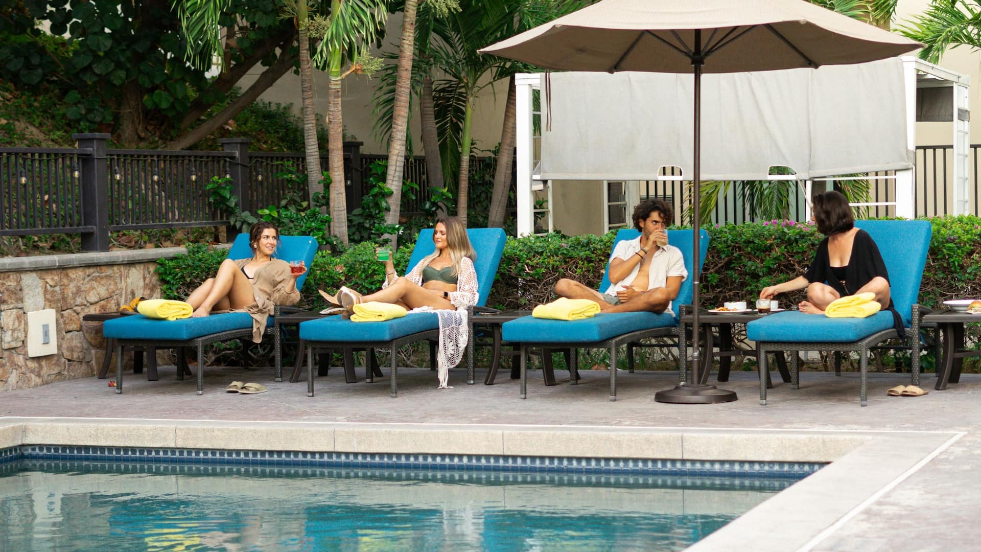 Hyatt Place Los Cabos Guests At The Pool