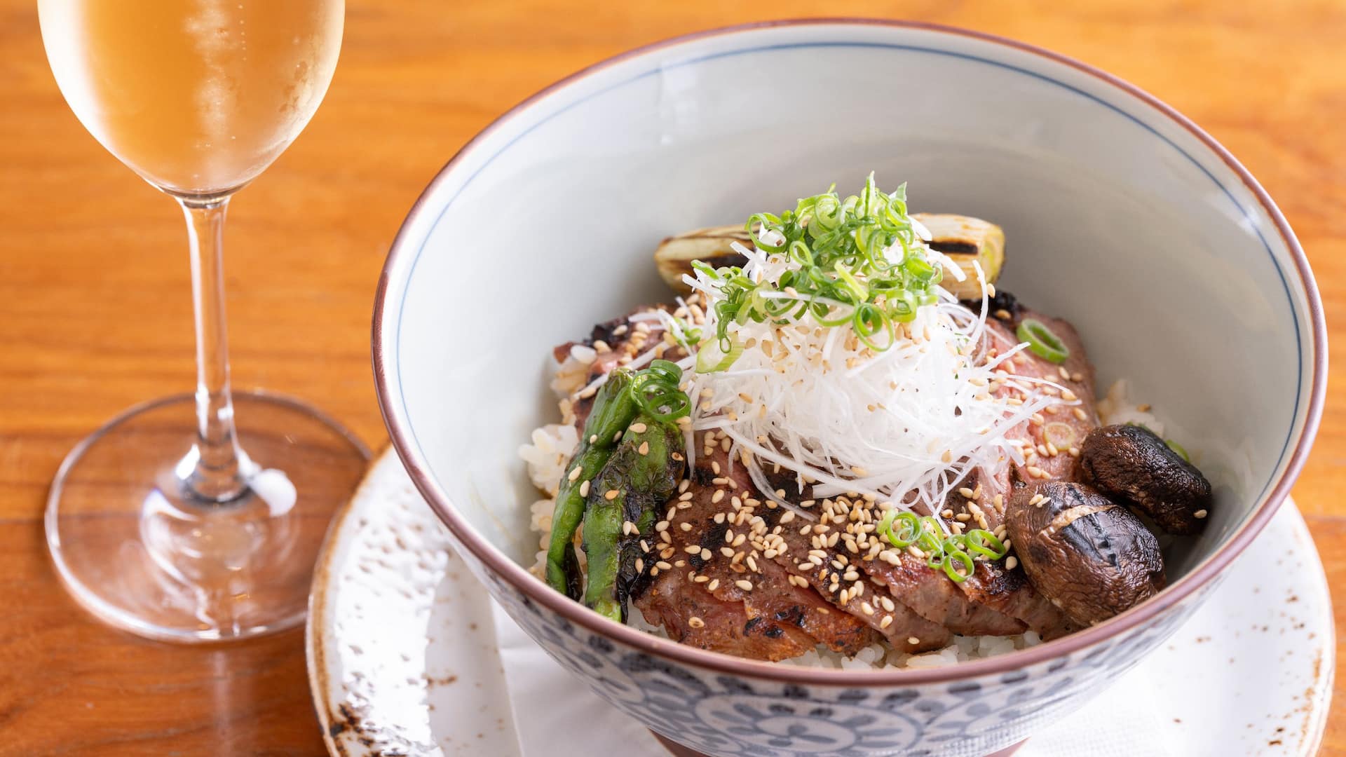 Hyatt Regency Kyoto Cafe 33 Steak Don With Shitake And Drink