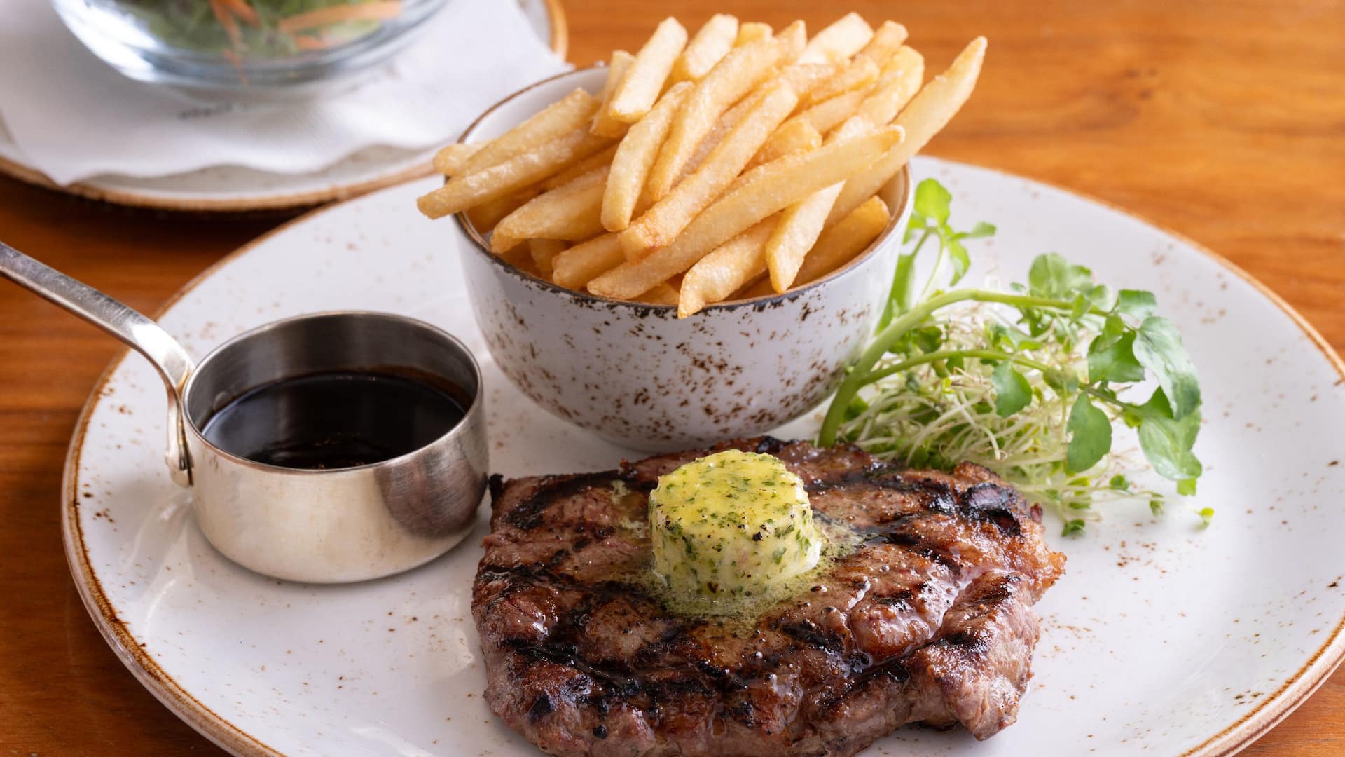 Hyatt Regency Kyoto Cafe 33 Steak Frites With Garden Salad Close