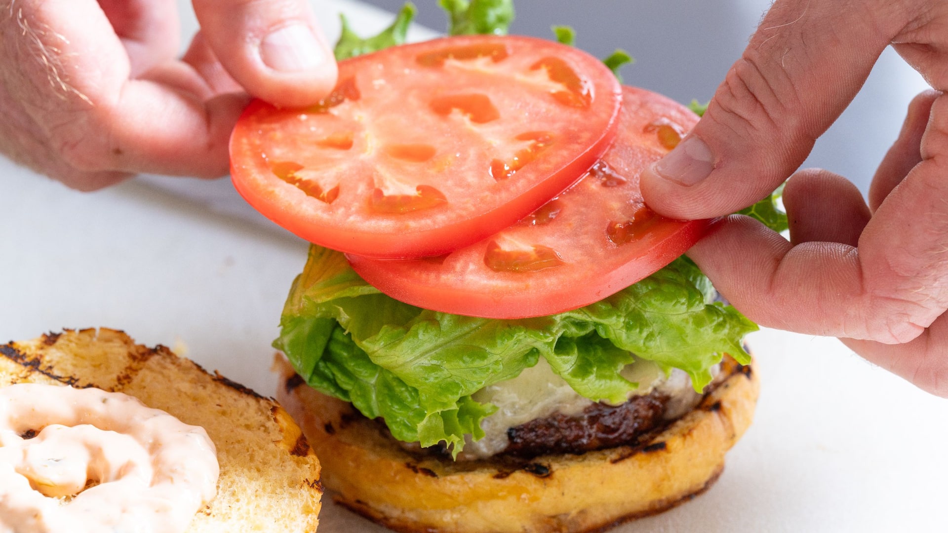 Hyatt Regency Kyoto Cafe 33 Burger Assemble Tomato