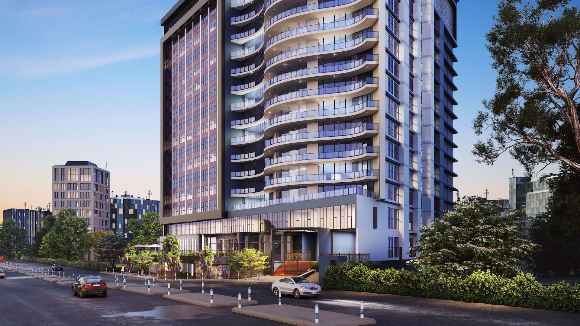 Hyatt Place Nairobi Westlands Nbozn Night View
