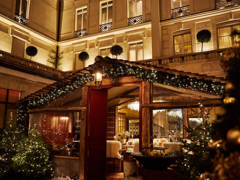 Le Chalet- Park Hyatt Paris - Vendôme Christmas Setting
