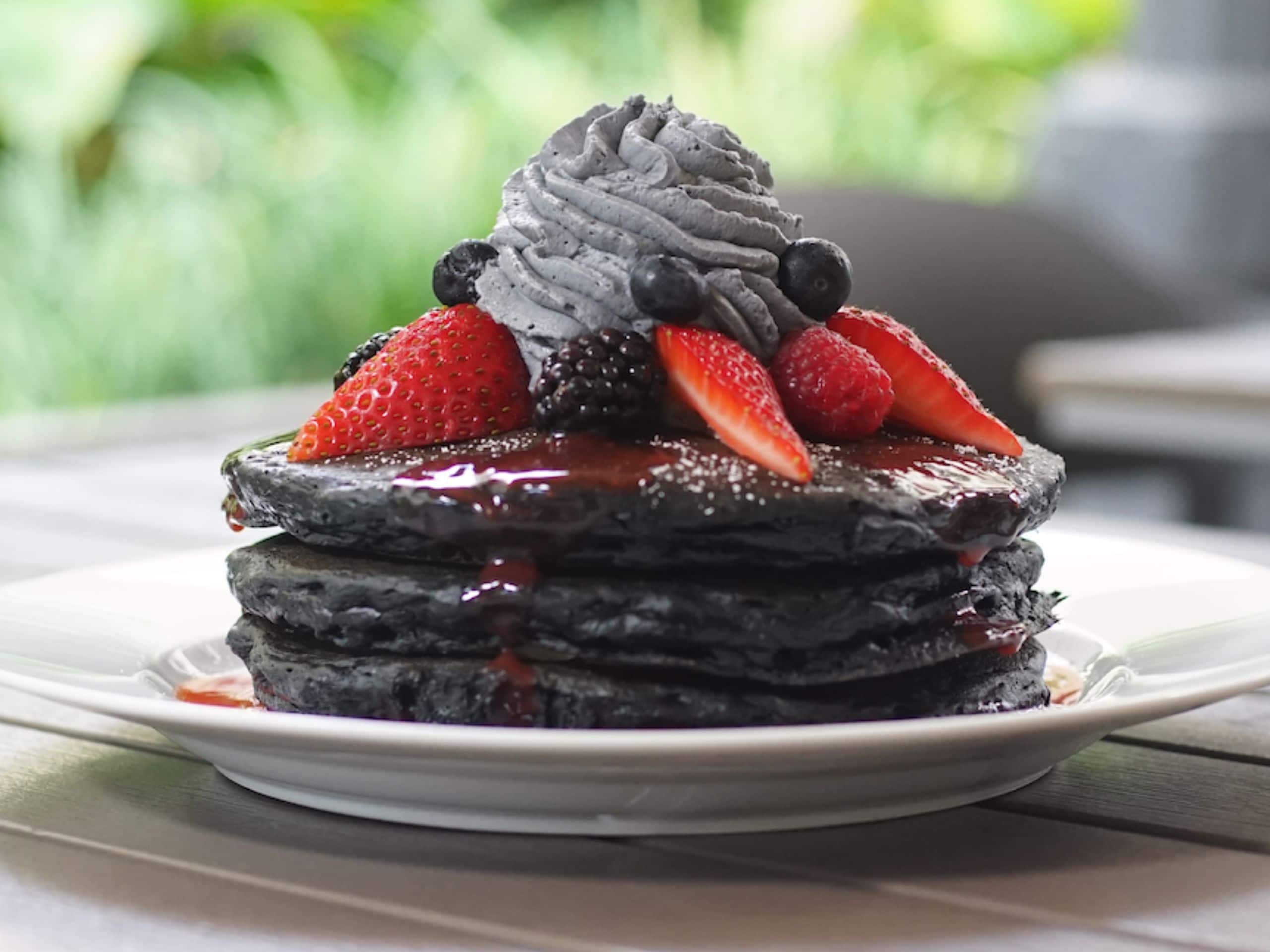 Hyatt Centric Waikiki Beach Basalt Charcoal Pancakes