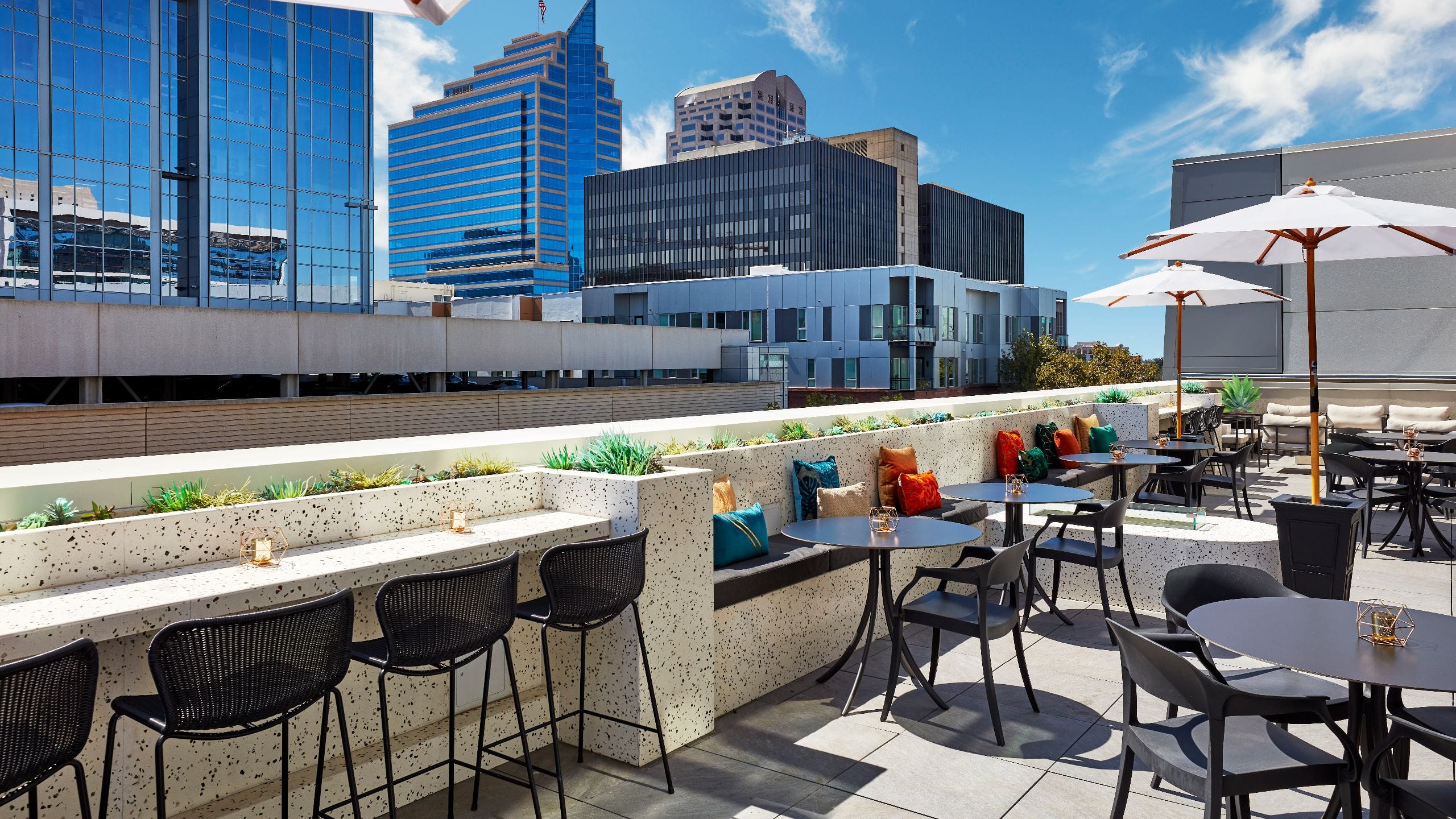 Hyatt Centric Downtown Sacramento Clayton Club Patio View