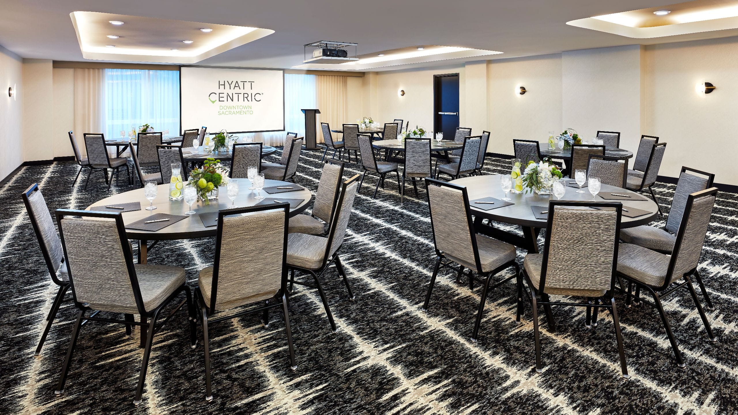 Hyatt Centric Downtown Sacramento Baby Grand Crescent Ballroom