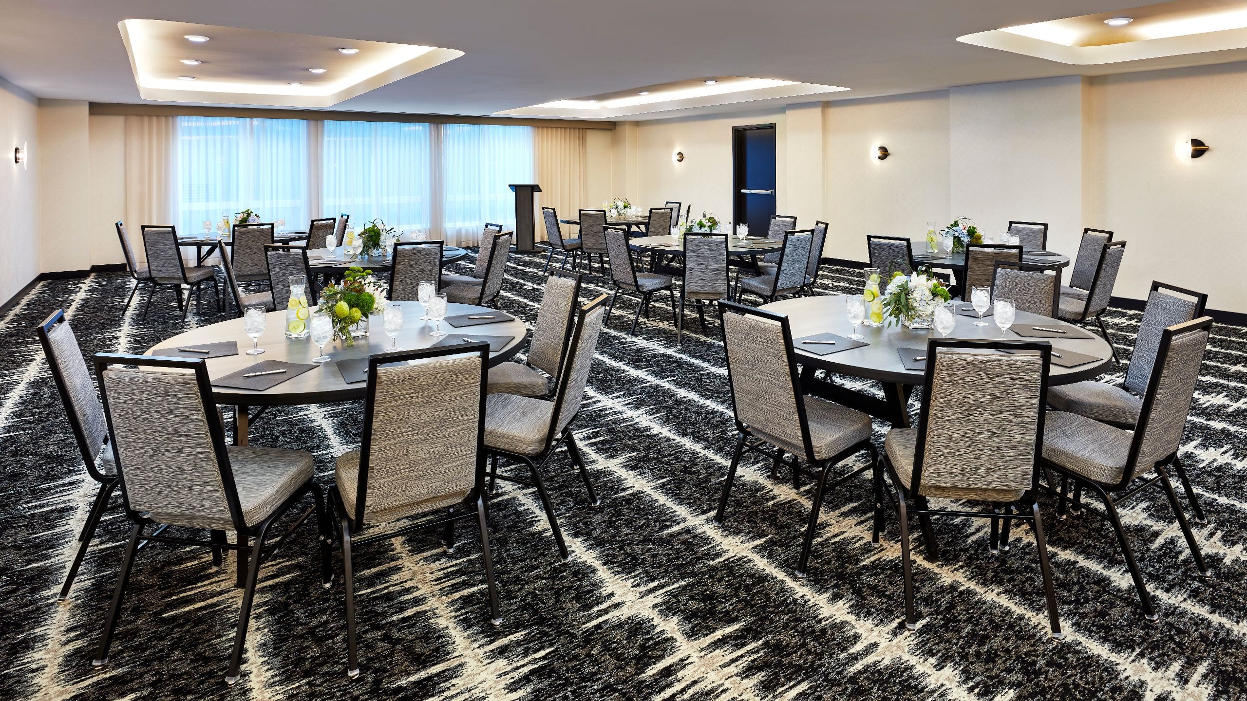 Hyatt Centric Downtown Sacramento Baby Grand Crescent Seating