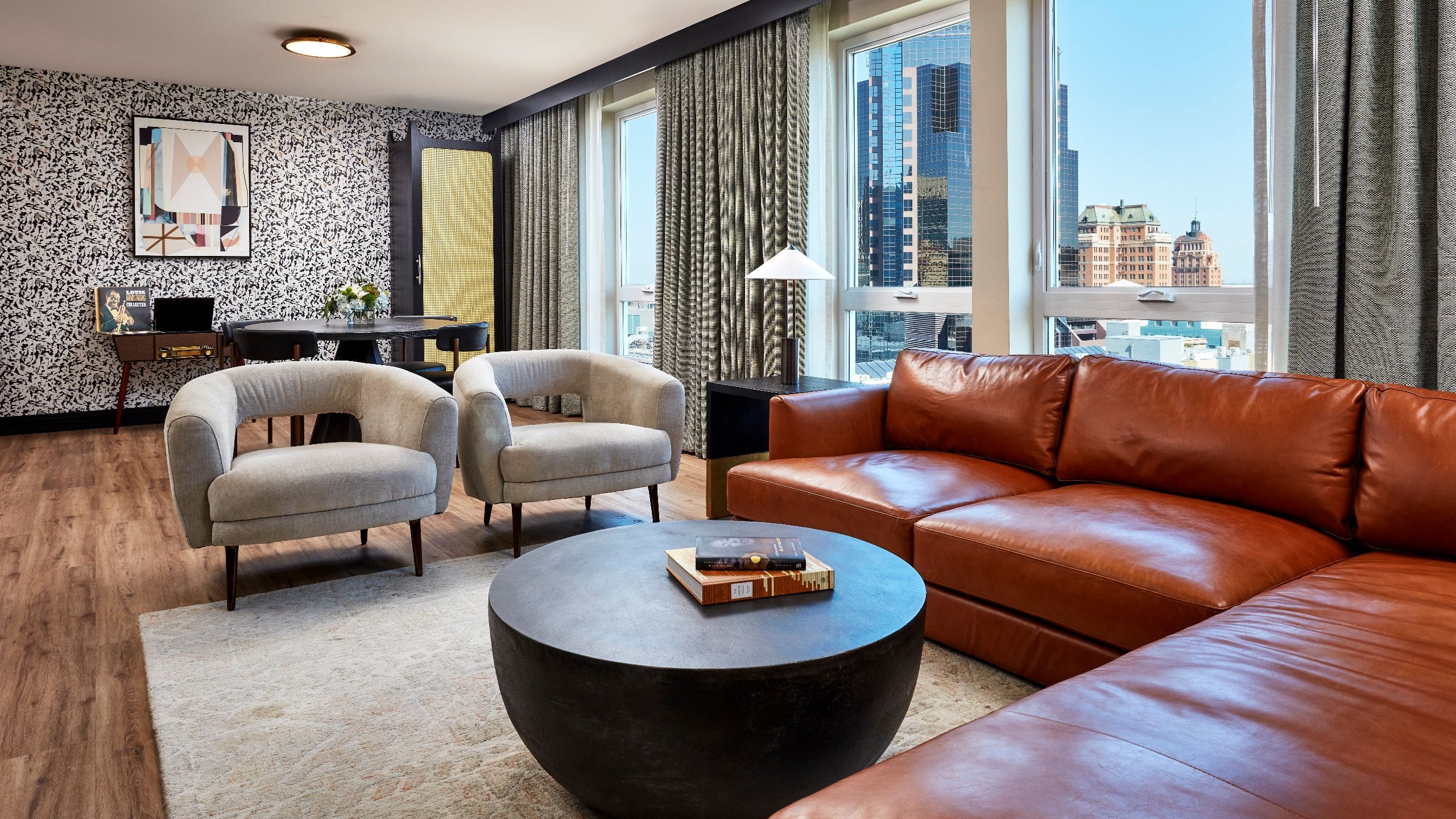 1 of 3 Hyatt Centric Downtown Sacramento King Suite Capitol Dome View