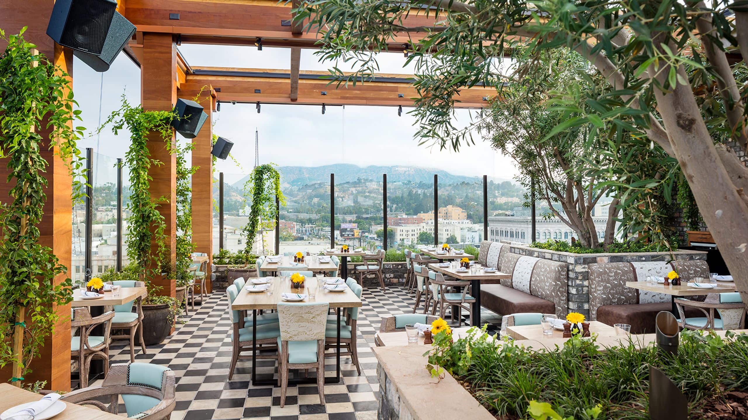 Dream Hollywood Highlight Room Dining Area View