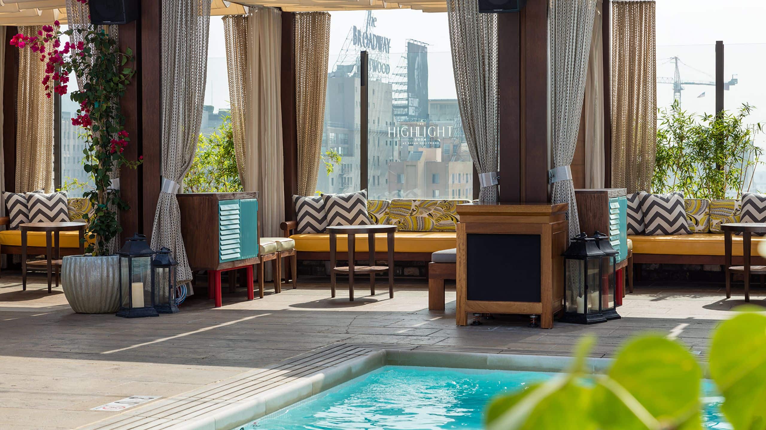 Dream Hollywood Private Poolside Cabanas