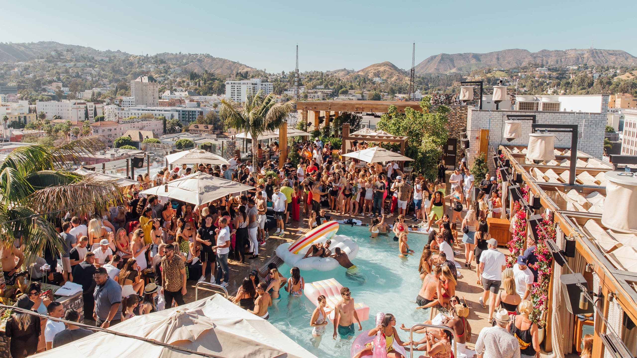 Dream Hollywood Rooftop Pool Party