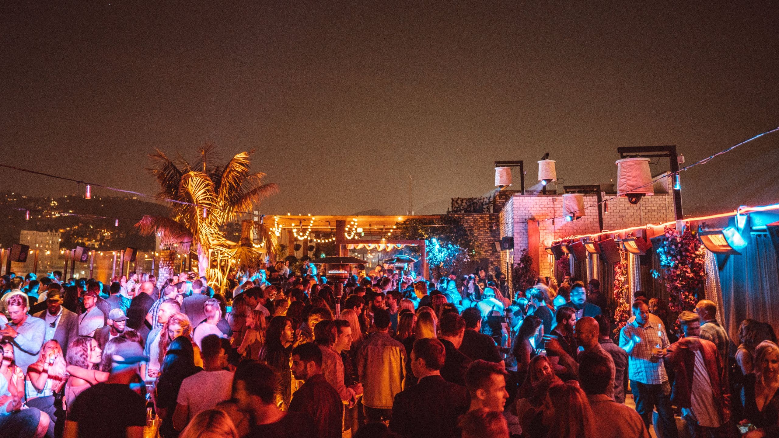 Dream Hollywood Nighttime Pool Party