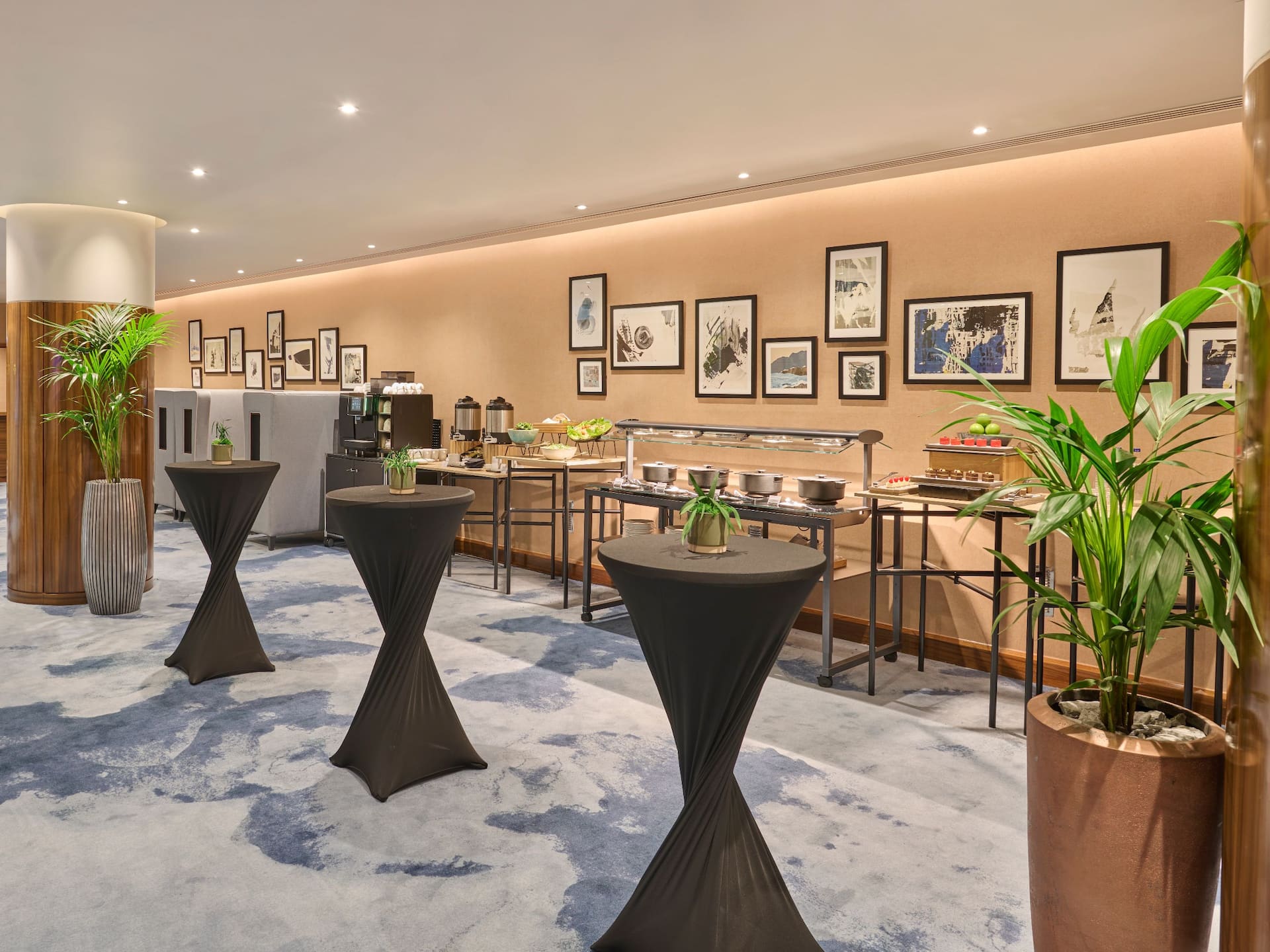 Hyatt Regency London Blackfriars Meetings Events Foyer Food Setup