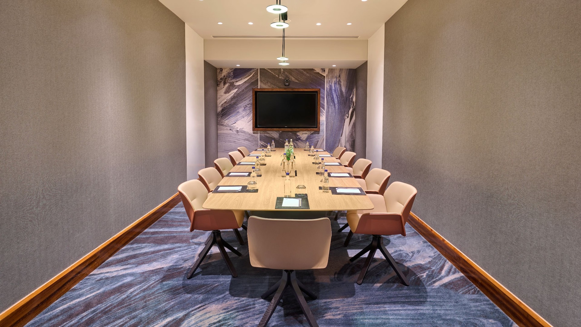 1 of 2 Hyatt Regency London Blackfriars Meetings Winslow Boardroom Wide