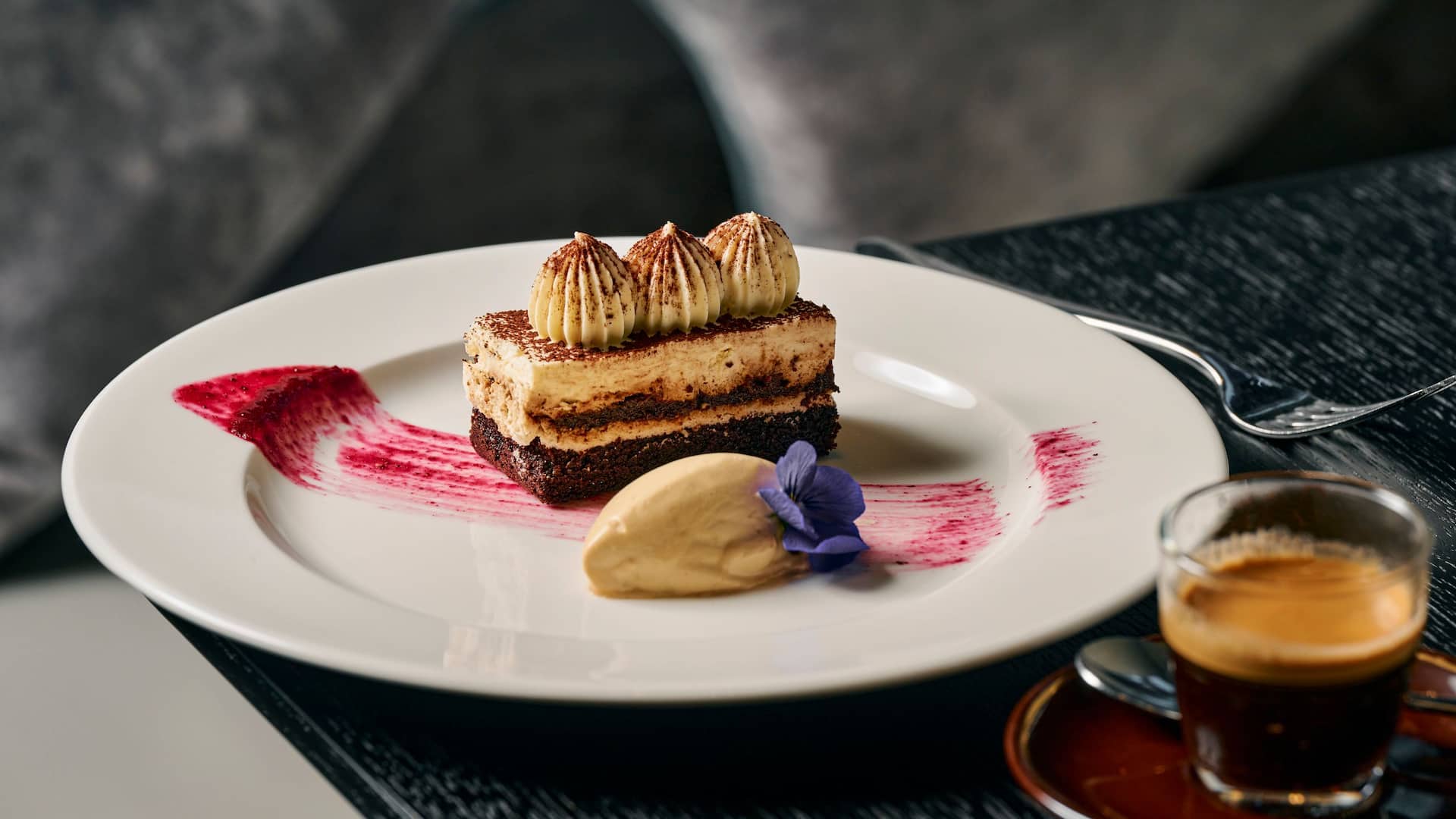 Hyatt Place Melbourne Essendon Fields Opera Cake Dessert