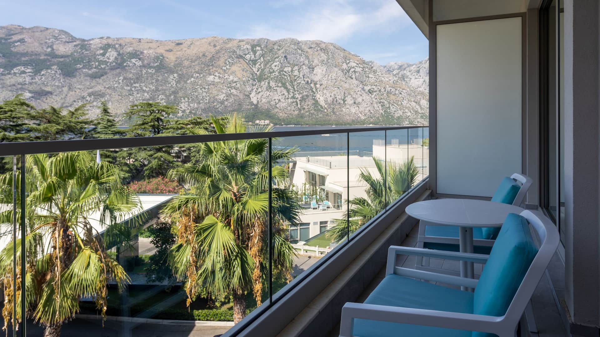 Hyatt Regency Kotor Bay Resort Queen Bed Seaview Deluxe Terrace Seating Daytime