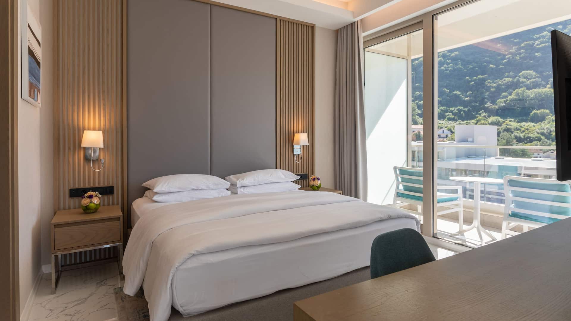 Hyatt Regency Kotor Bay Resort King Bed Sea View Hot Tub Terrace Deluxe Bed