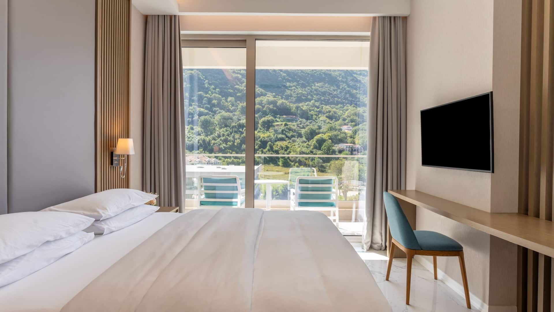 Hyatt Regency Kotor Bay Resort King Bed Sea View Hot Tub Terrace Deluxe Sleeping