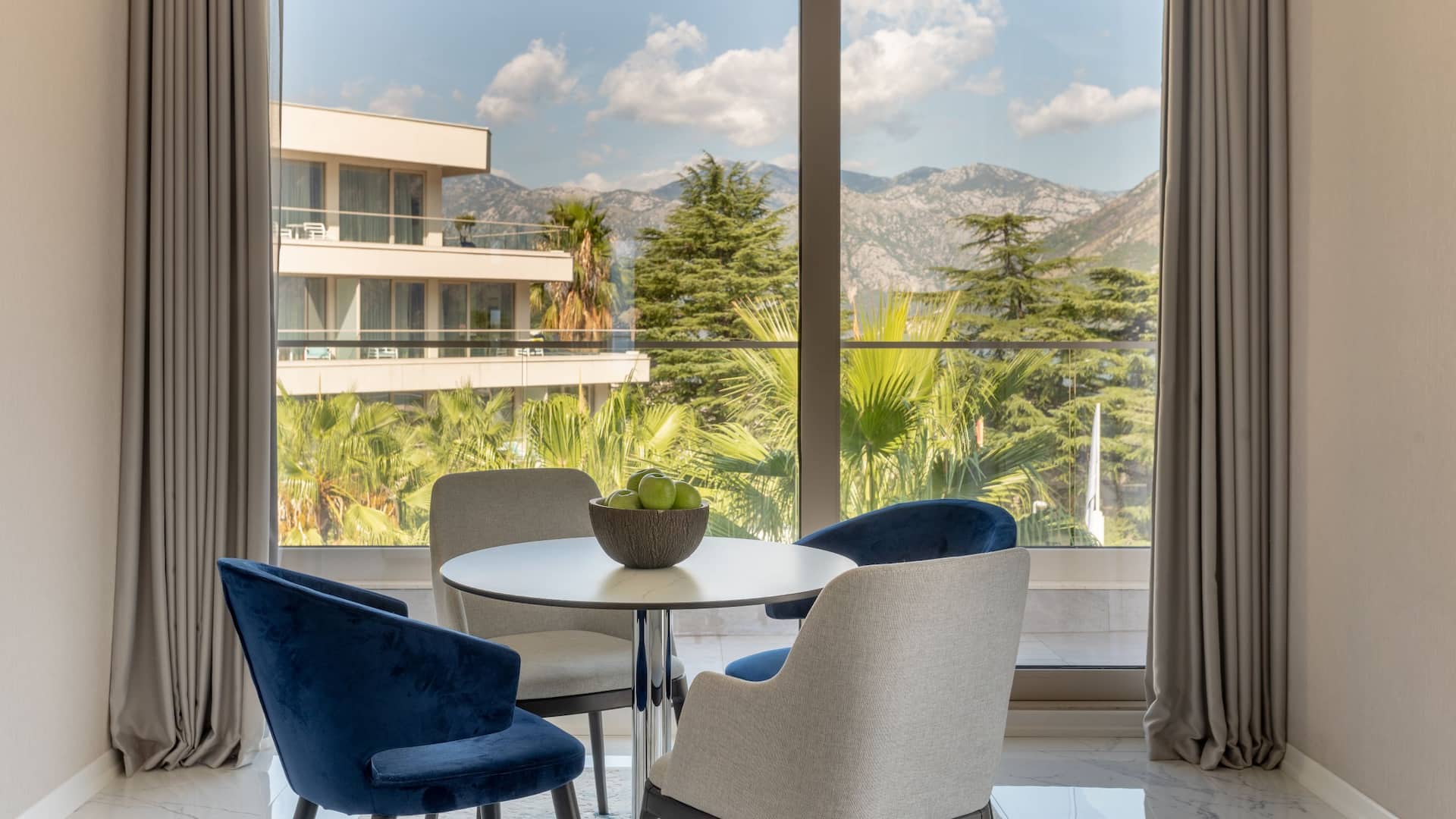 Hyatt Regency Kotor Bay Resort Regency Suite Seaview Hot Tub Table