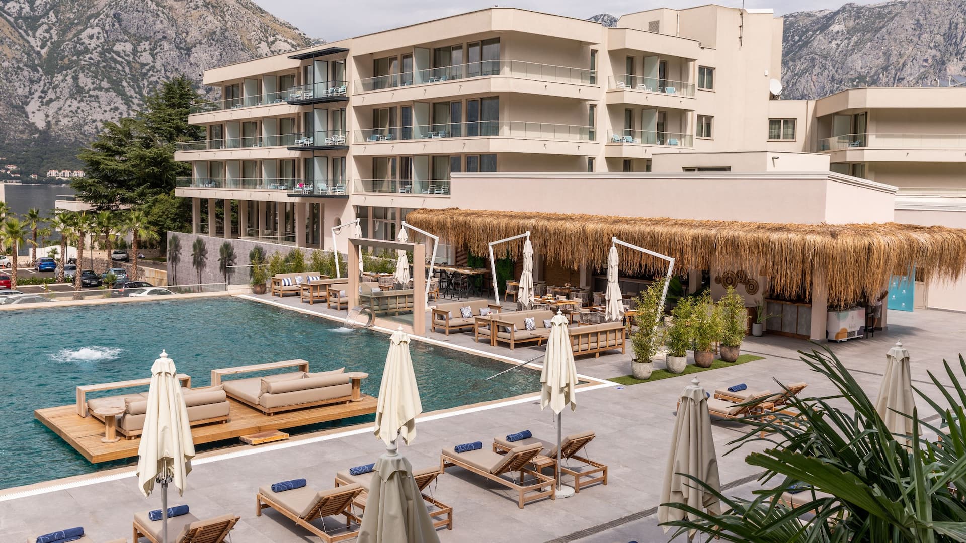Hyatt Regency Kotor Bay Resort Bliss Pool Bar Pool Area Side