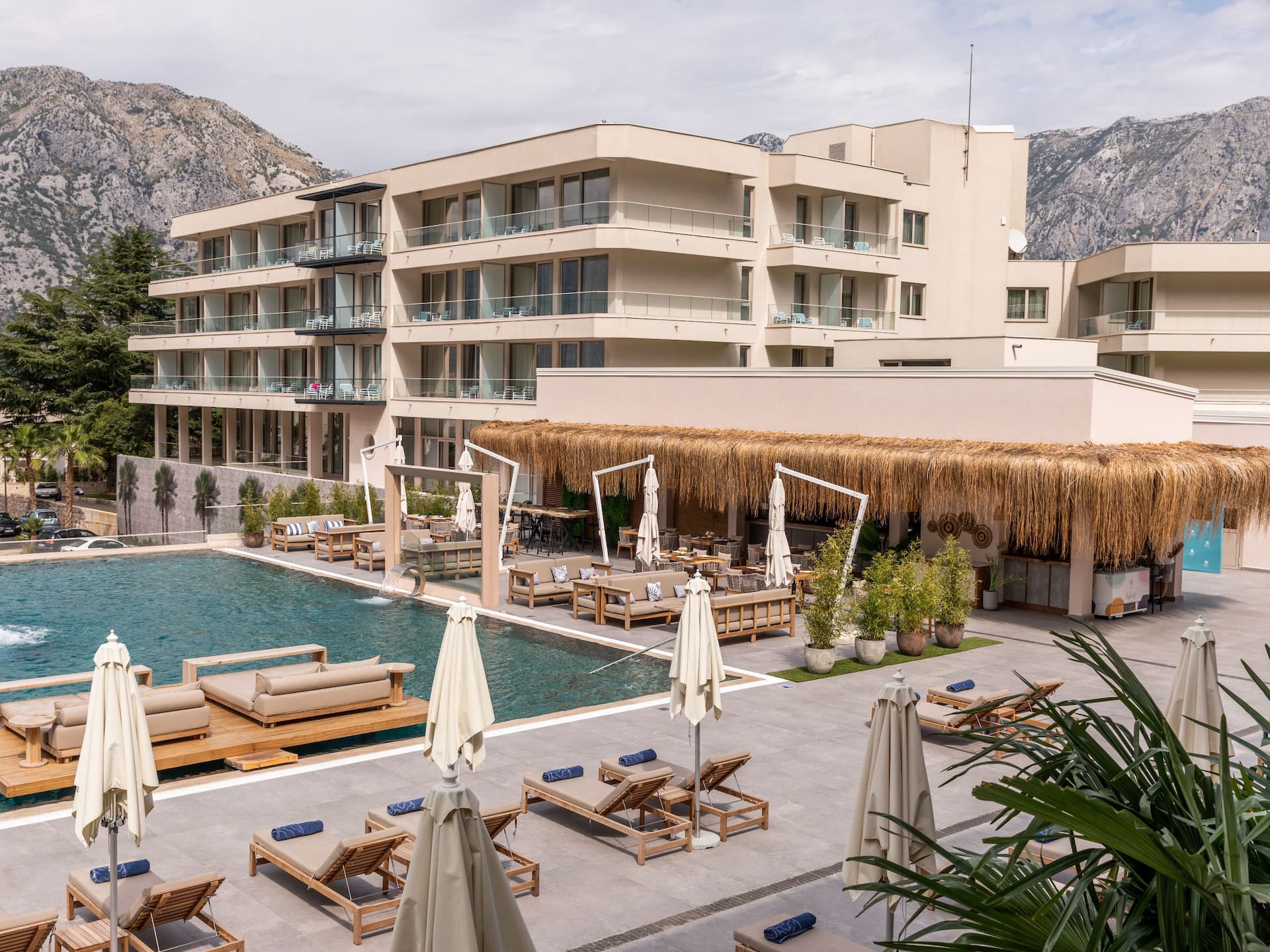 Hyatt Regency Kotor Bay Resort Bliss Pool Bar Pool Area Side