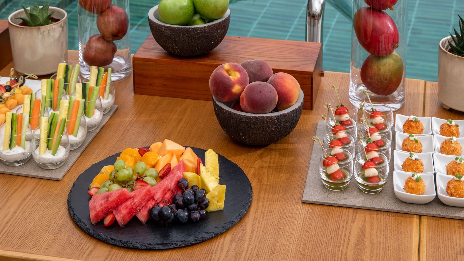 Hyatt Regency Kotor Bay Resort Bliss Pool Bar Buffet