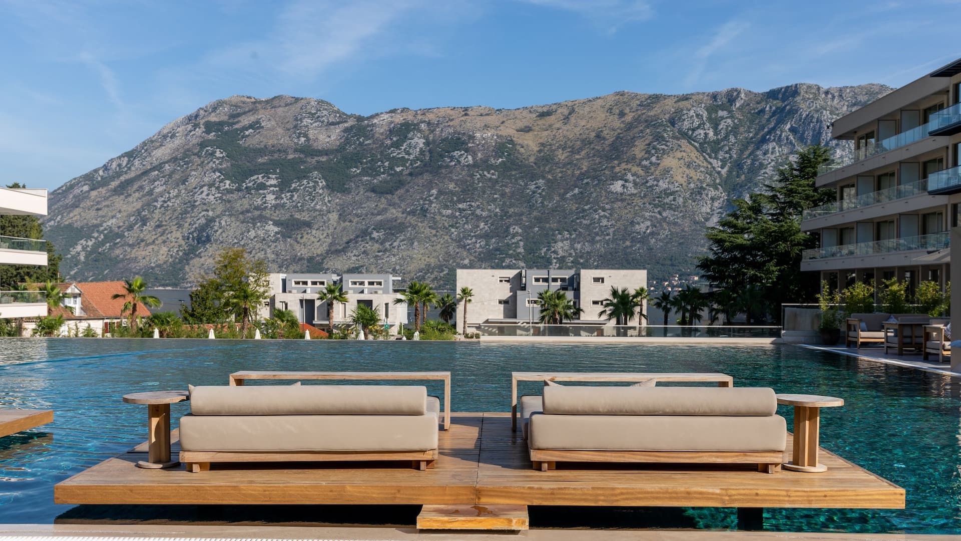 Hyatt Regency Kotor Bay Resort Bliss Pool Bar Cabana Beds
