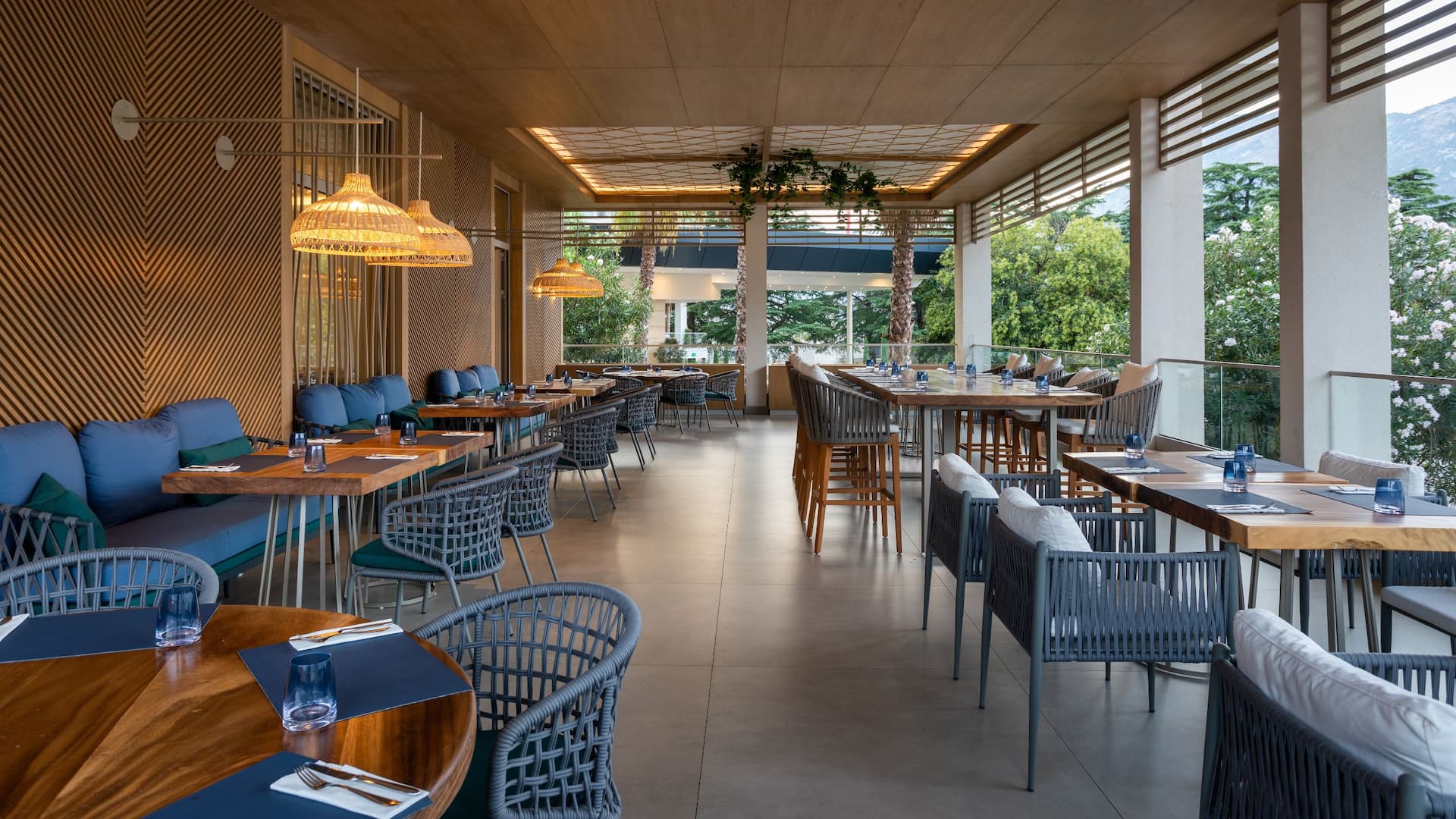 Hyatt Regency Kotor Bay Resort Blue Restaurant Terrace Day