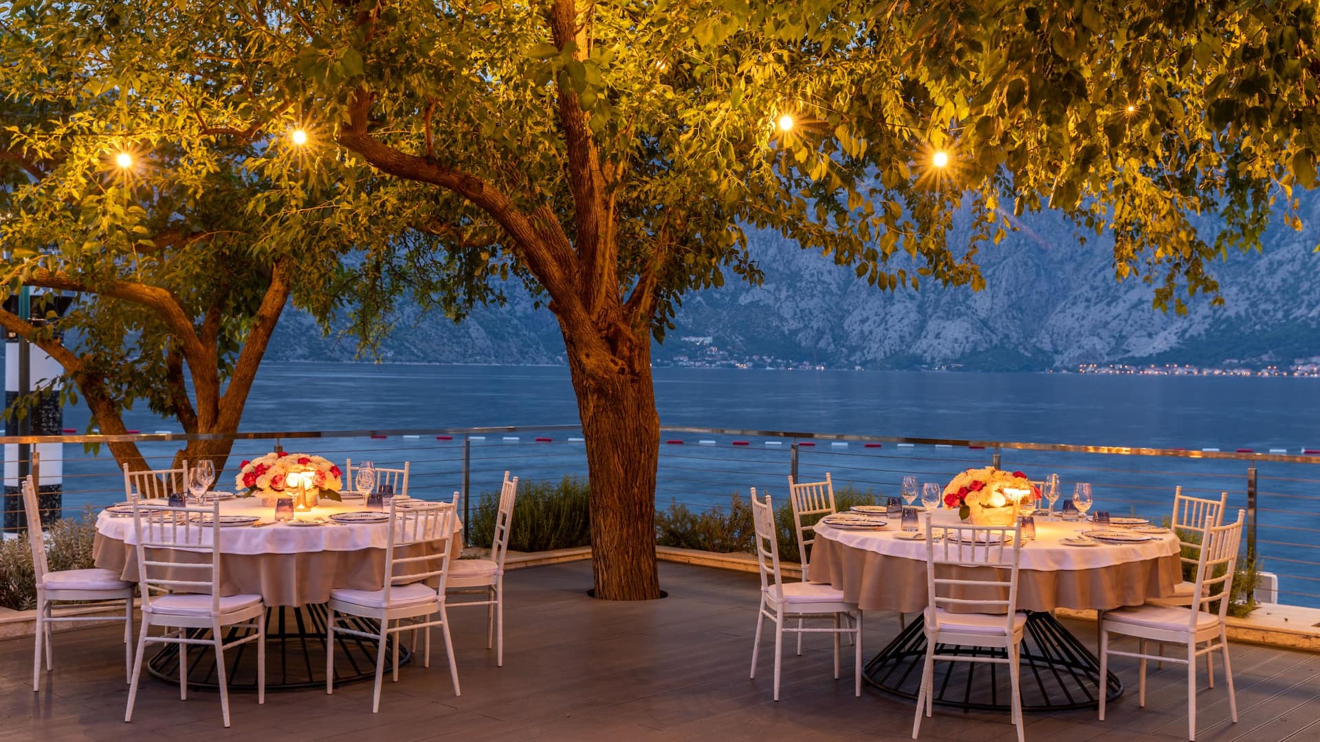 Hyatt Regency Kotor Bay Resort Lighthouse Restaurant Terrace Banquet