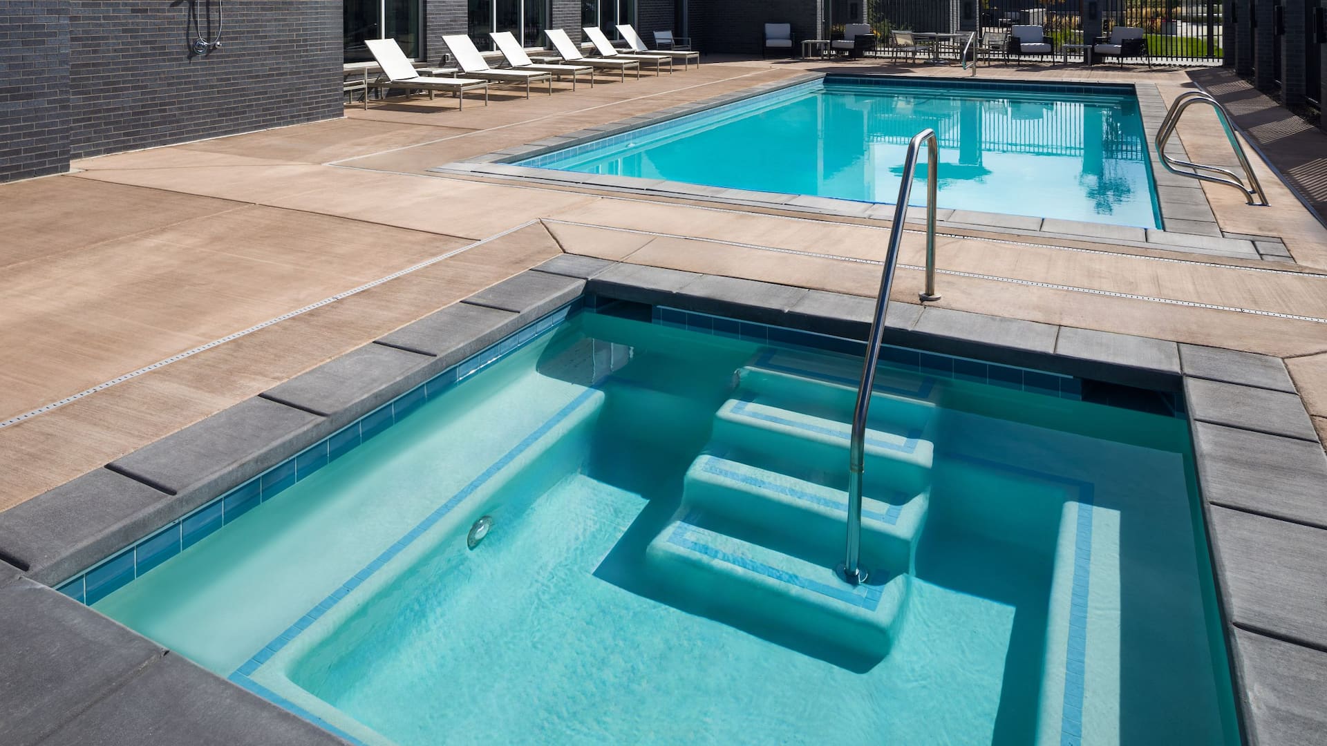 Hyatt Place Boise / Meridian Hot Tub Pool Deck Daytime
