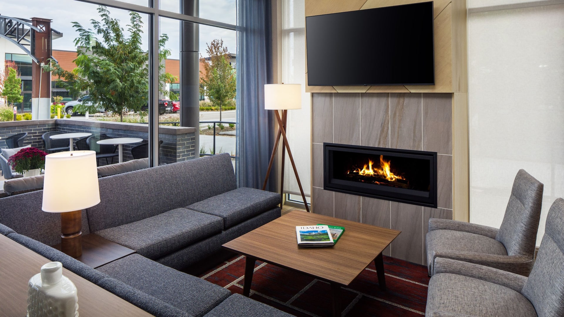 Hyatt Place Boise / Meridian Lobby Fireplace Lounge