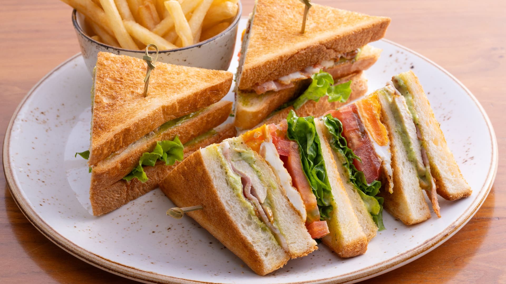Hyatt Regency Kyoto Cafe 33 Clubhouse Sandwich