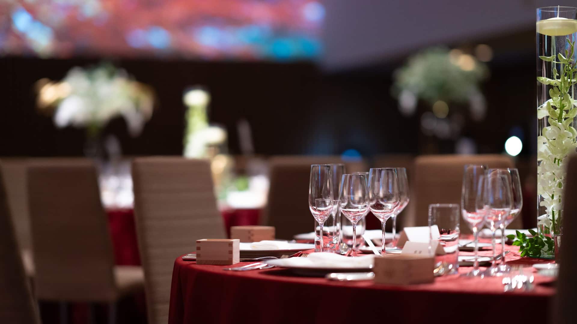 Hyatt Regency Kyoto Wedding Table Set Long Shot